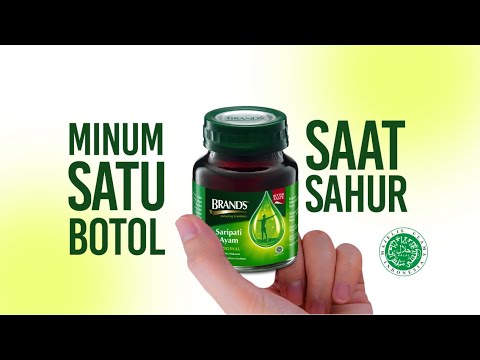 1 Botol BRAND'S Saripati Ayam Saat Sahur