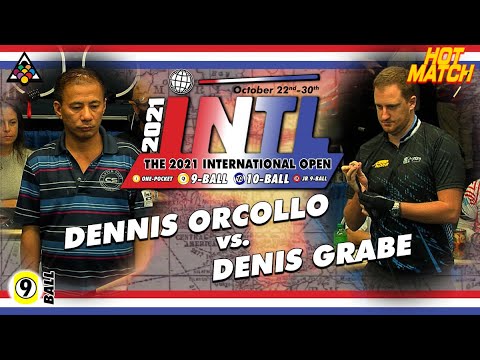9-BALL: DENNIS ORCOLLO VS DENIS GRABE - 2021 INTERNATIONAL 9-BALL OPEN