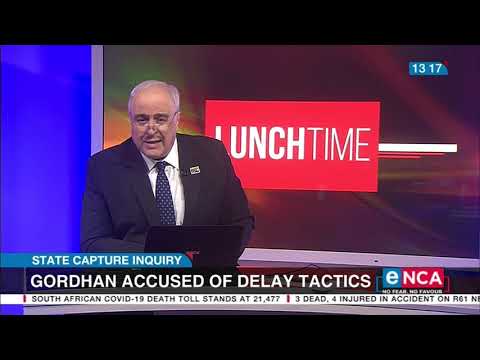 Gordhan accused of delay tactics