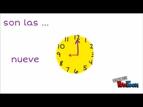 Dire l'heure en espagnol