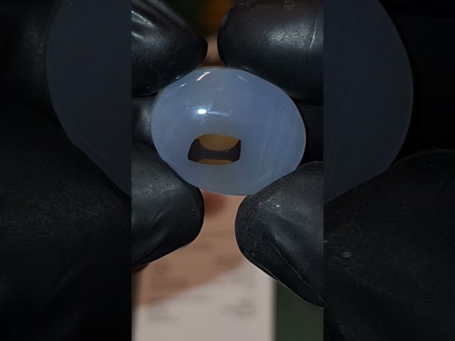 مصور الكعبة حجر عقيق طبيعي مفحوص و موثق بشهادة مخت...