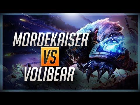 HEAVY WEIGHT BRAWLERS FIGHT! HOW TO PLAY MORDEKAISER VS VOLIBEAR! - League of Legends
