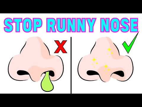 How to Stop a Runny Nose Instantly!
