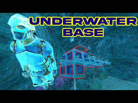 Building My HIDDEN Underwater Base - ARK