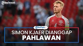 Simon Kjaer Disebut Pahlawan saat Eriksen Kolaps di Pertandingan Denmark vs Finlandia