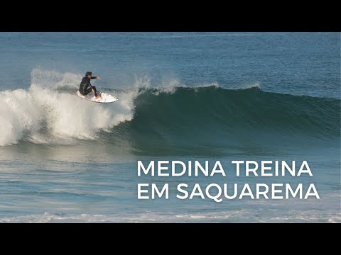 Gabriel Medina treina em Saquarema #Medina #WSL #Saquarema #Itauna