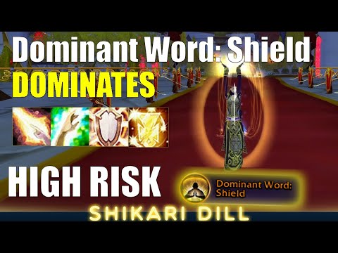 Dominant Word: Shield Heals are INSANE in HIGH RISK! | (Ascension Season 7 build)
