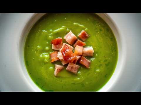 SOPA CREMOSA de GUISANTES RÁPIDA y FÁCIL (lista en minutos)