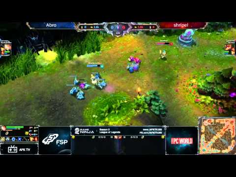 Game Ninja: LoL 1vs1 Final Abro vs shripel