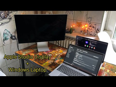 Apple Studio Display 'working' with Windows 11 Laptop