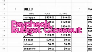 weekly paycheck budget | $1600 income | using a new budget spreadsheet! 🖥️👩🏾‍💻