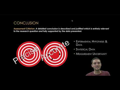 Writing an IB Biology IA: Evaluation