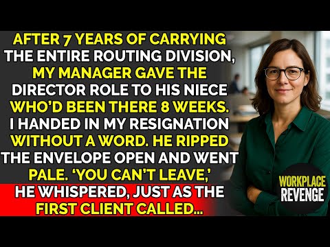 Manager Gave Promotion To His Daughter After My Seven Years Running Their Entire Division | Revenge