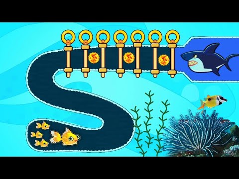 New save the fish game / New updated save  fish pull the pin mobile game / level 10631 - 10646