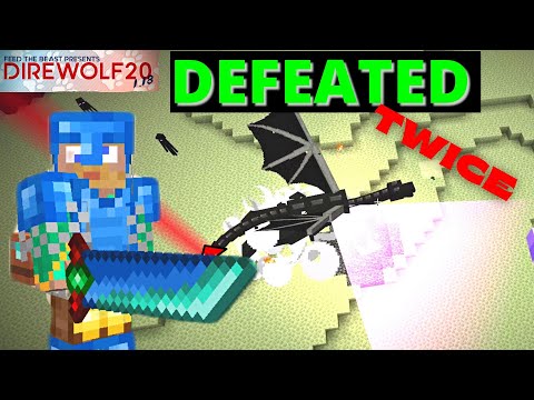 Direwolf20 1.18 Lets Play | Fighting the Dragon and Dieing a Lot