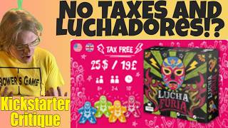 Lucha Furia (C-) Tic Tac Toe Wrestling - Kickstarter Critique Review