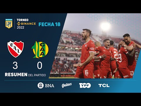#TorneoBinance | Fecha 18 | resumen de Independiente - Aldosivi
