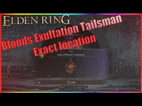 Elden Ring | EXACT Location| Lord of bloods Exultation Talisman | 20% more Bleed | EZ Boss | Guide