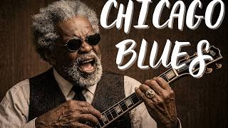 Chicago Blues Guitar 🎸 Emotional Vintage Blues with Soulful Guitar Sol
