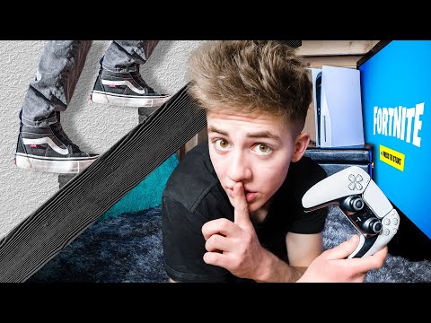 I Built An EPIC Hidden Gaming Room In My House! *PS5*