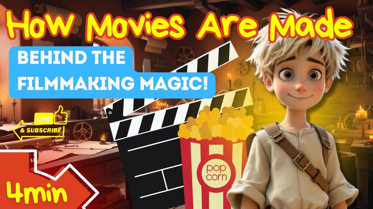 How Are Movies Made? 🎥 Behind the Scenes Magic for Kids!
