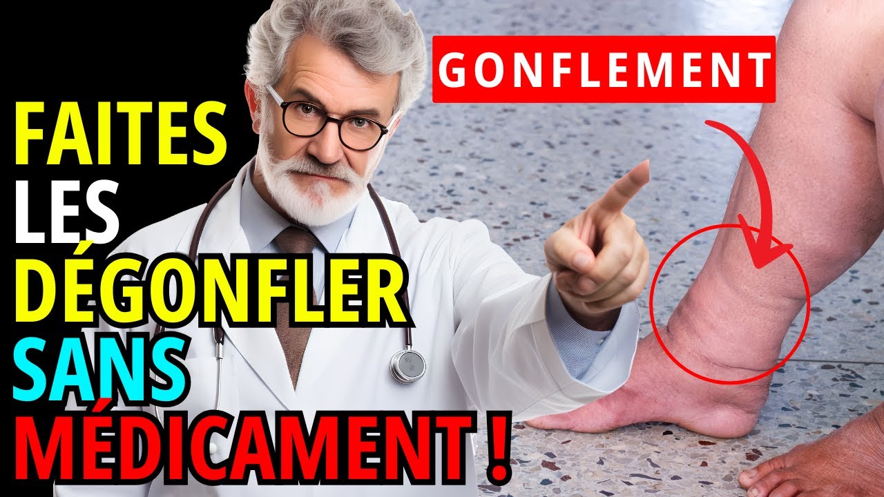 1 VITAMINE pour éliminer les oedèmes jambes et chevilles enflées