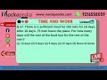 MockoPedia TIME AND WORK PRACTICE Q27 There Is A Sufficient Food For 150 Men For 15 Days