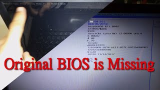 Lost my Original BIOS | Fixing DMI and MPM for HP NoteBook 15-bs