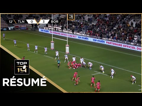 TOP 14 - Résumé RC Toulon-Union Bordeaux-Bègles: 21-18 - J13 - Saison 2021/2022