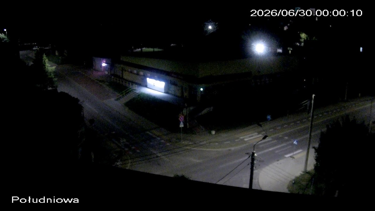 Live webcam view of Cruce de la calle Południowa