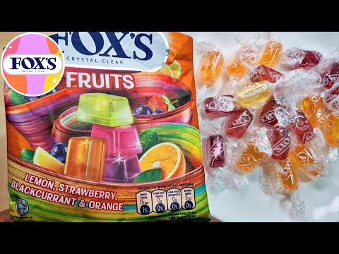 FOX'S Crystal Clear Fruit Candies | Ingredients, Taste, Price | Kilau Fox's Mix Fruit Flavour Toffee