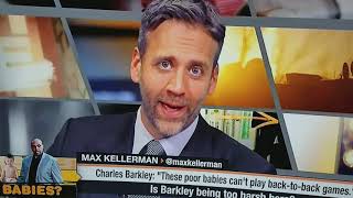 Max Kellerman singing the Biggie hook.Stephen A Smith was cracking up