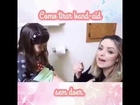 Como tirar band-aid sem doer...