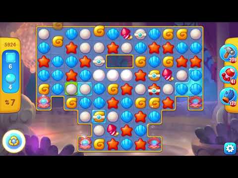 Fishdom 5924 Level - 17 moves - NO BooSTERS