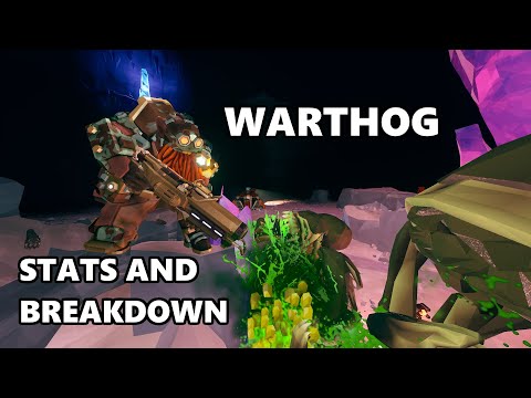Deep Rock Galactic: Warthog breakdown (and a bit of turret stuff)
