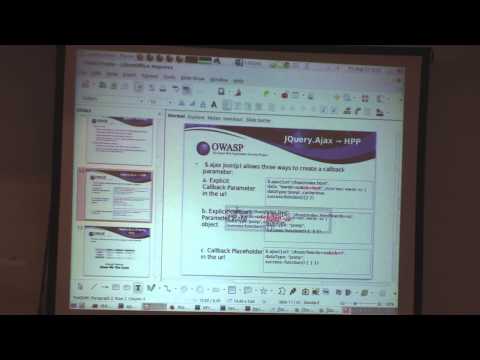 OWASP AppSec EU 2013: Javascript libraries (in)security