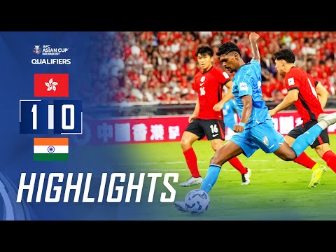 Hong Kong 1-0 India | AFC Asian Cup 2027 Qualifiers | Highlights