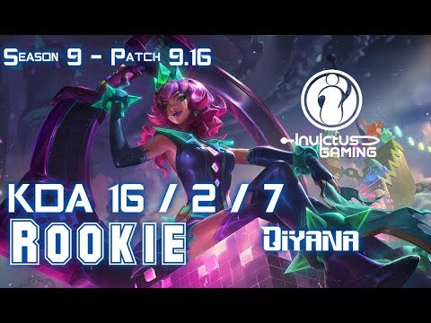 IG Rookie QIYANA vs EKKO Mid - Patch 9.16 KR Ranked