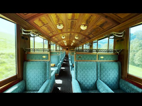 Trem panorâmico Belle Epoque - linha Goldenpass Suíça