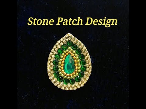 How to prepare Saree patches//kundan patch for blouse//stone patch design//art my passion 08 Video