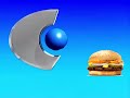Kanal D 1994 1996 Logo But The Logo Is Angry And Eating A Burger