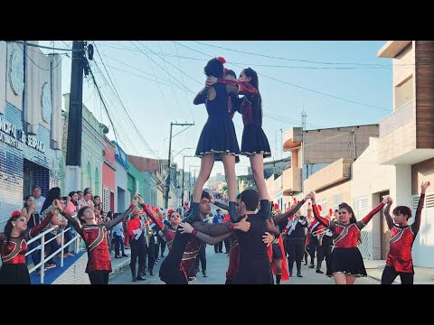 Cadência de entrada corpo coreográfico Banda Marcial 27 de setembro