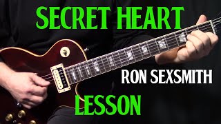 how to play &quot;Secret Heart&quot; on guitar by Ron Sexsmith guitar lesson tutorial