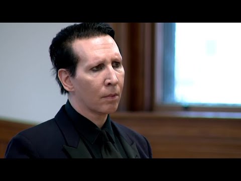 Raw video: Marilyn Manson in New Hampshire courtroom to plead no contest in 2019 incident