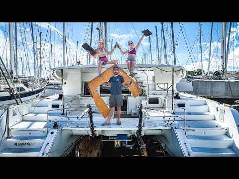 Week 8: The Demo Continues on our Sunken Catamaran... and the Beers start Flowing 🍻 | Ep.82