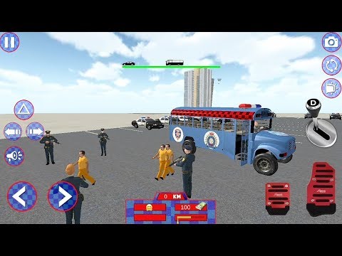 Police City Coach Bus Simulator 2019 - Police Bus Games || Bus Driving Games - Bus Racing Video