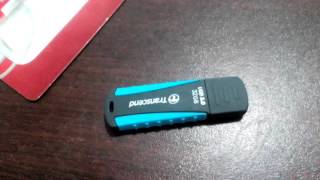 Transcend 128 GB JetFlash 810 Black/Blue (TS128GJF810) - відео 1