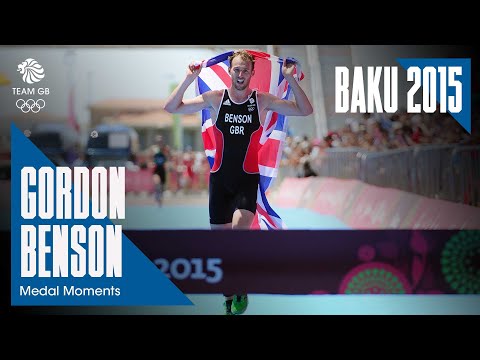 Gordon Benson winning Men's Triathlon Gold | Baku 2015 Medal Moments