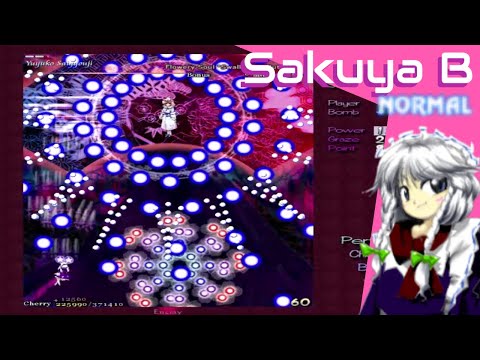 Touhou 7 - Perfect Cherry Blossom | Sakuya B Normal 1cc