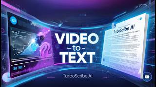 Transcribe Any Video into Text with TurboScribe (Fast & Accurate AI Tutorial)